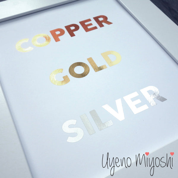 Coco Chanel Gold Foil Print – Uyeno Miyoshi