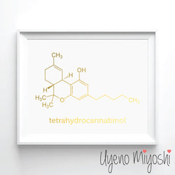 Chemical Molecule - Marijuana