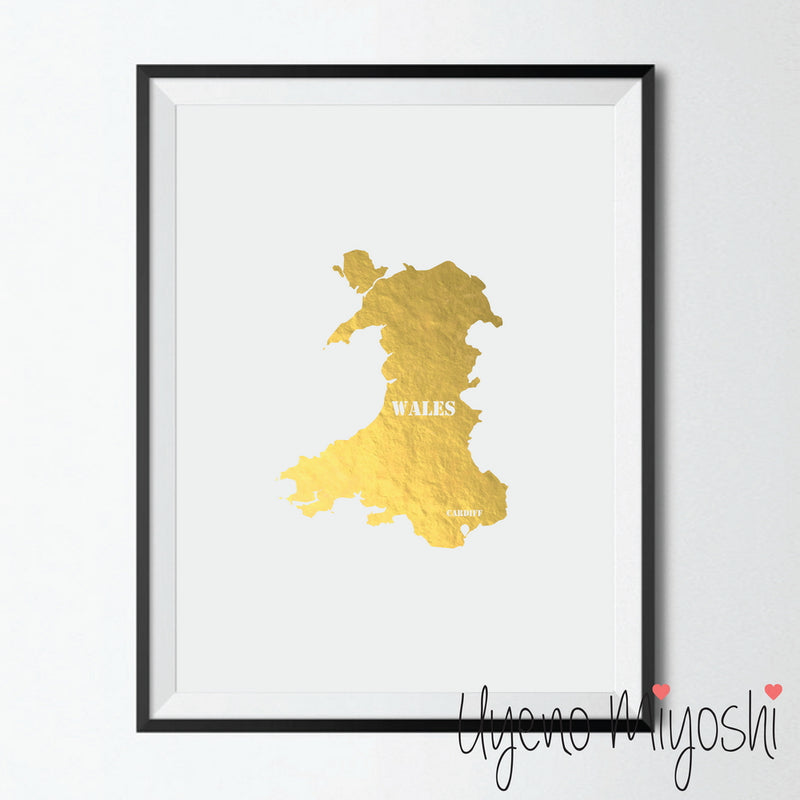 Map - Wales