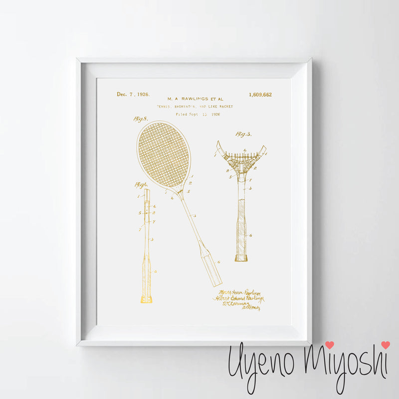 Patent - Badminton Racket