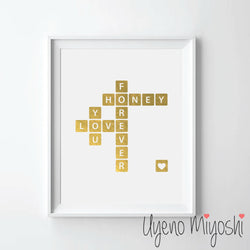 Crossword Puzzle - I Love You Forever Honey II