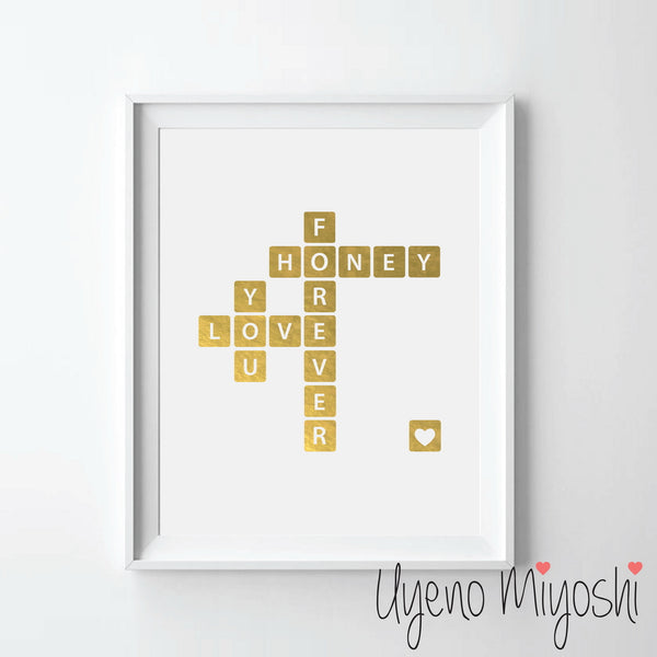 Crossword Puzzle - I Love You Forever Honey II