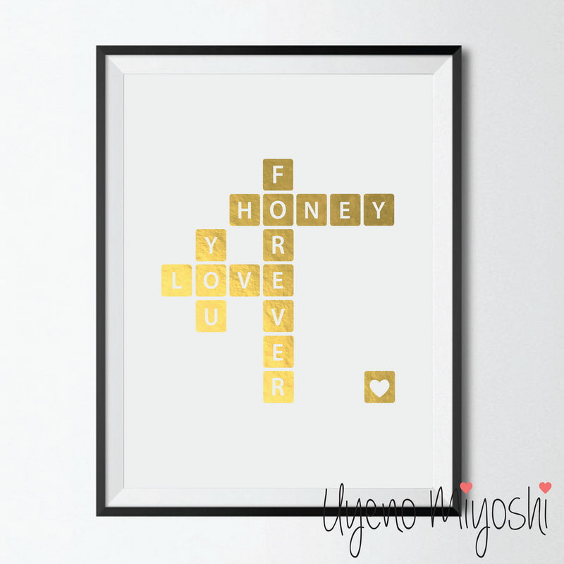Crossword Puzzle - I Love You Forever Honey II