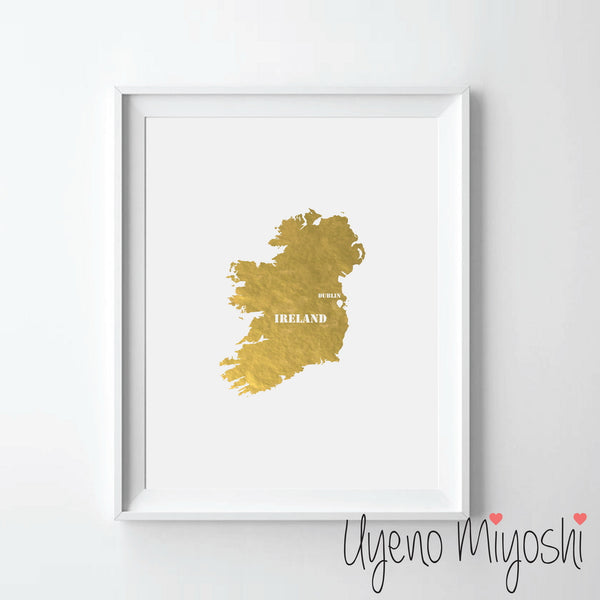 Map - Ireland and Northern Ireland