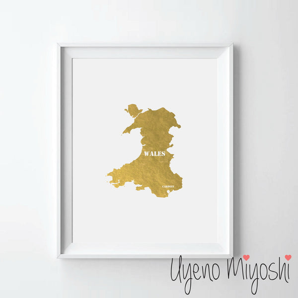 Map - Wales