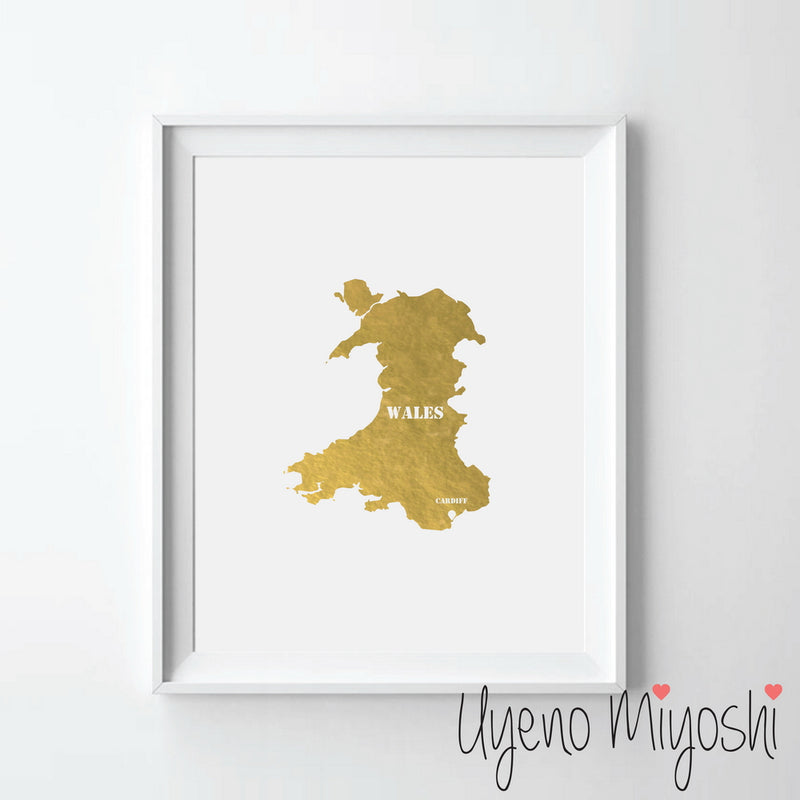 Map - Wales