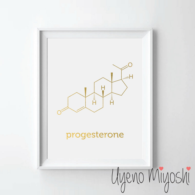 Chemical Molecule - Progesterone