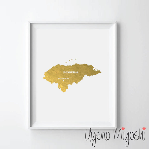Map - Honduras