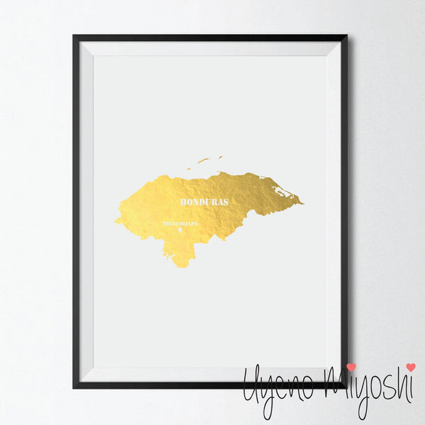 Map - Honduras