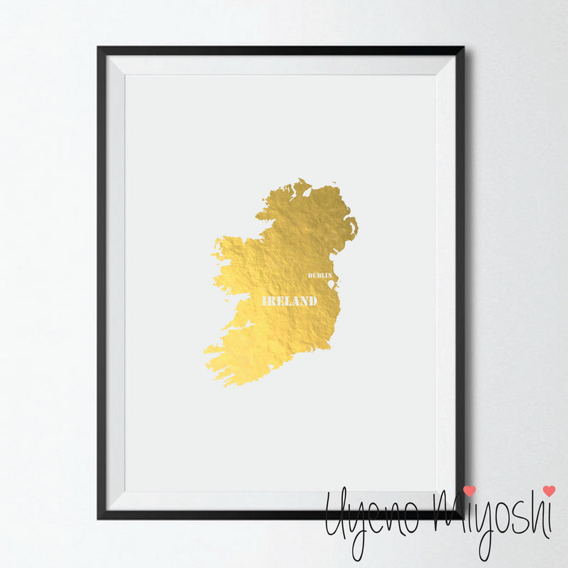 Map - Ireland and Northern Ireland