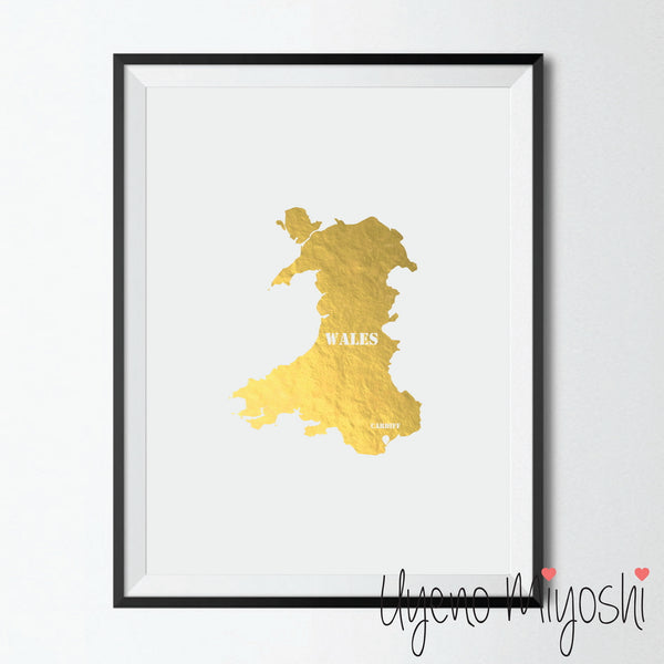 Map - Wales