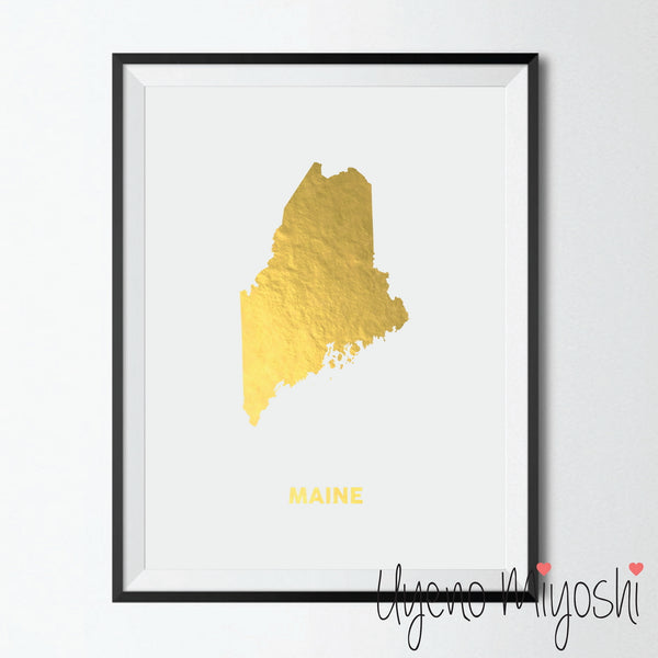 Map - Maine