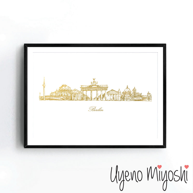 Berlin Skyline Sketch