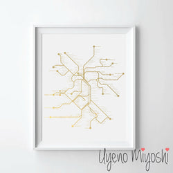 Paris Metro Map III
