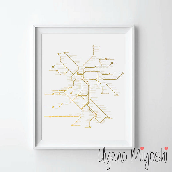 Paris Metro Map III