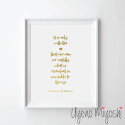 The Little Prince Quote