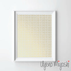 Love - I Love You Pattern