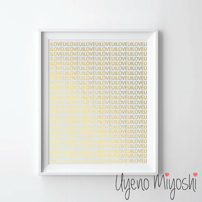 Love - I Love You Pattern