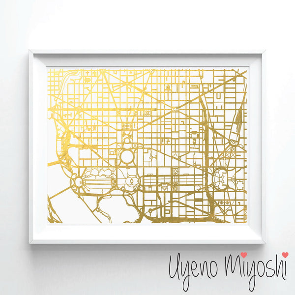 Washington DC Street Map