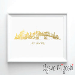 New York City Skyline Sketch