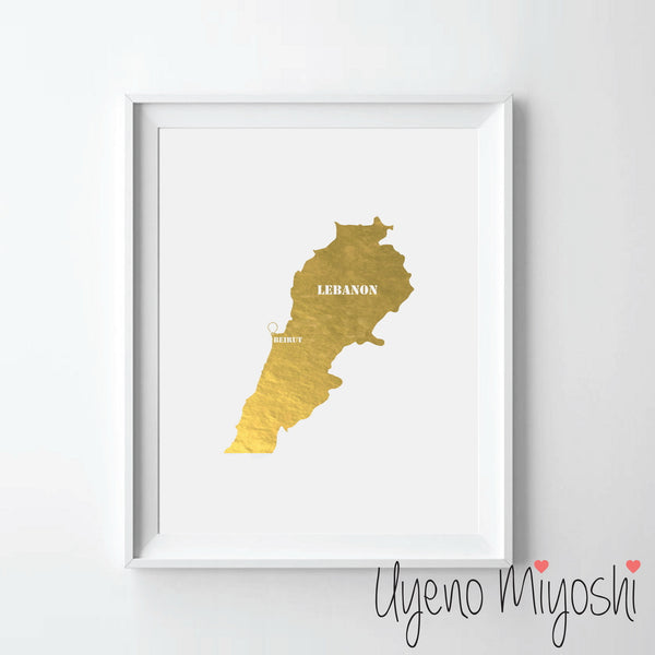 Map - Lebanon