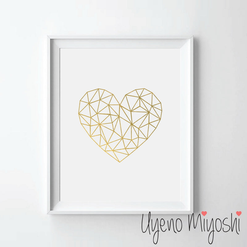 Geometric Polygonal Heart