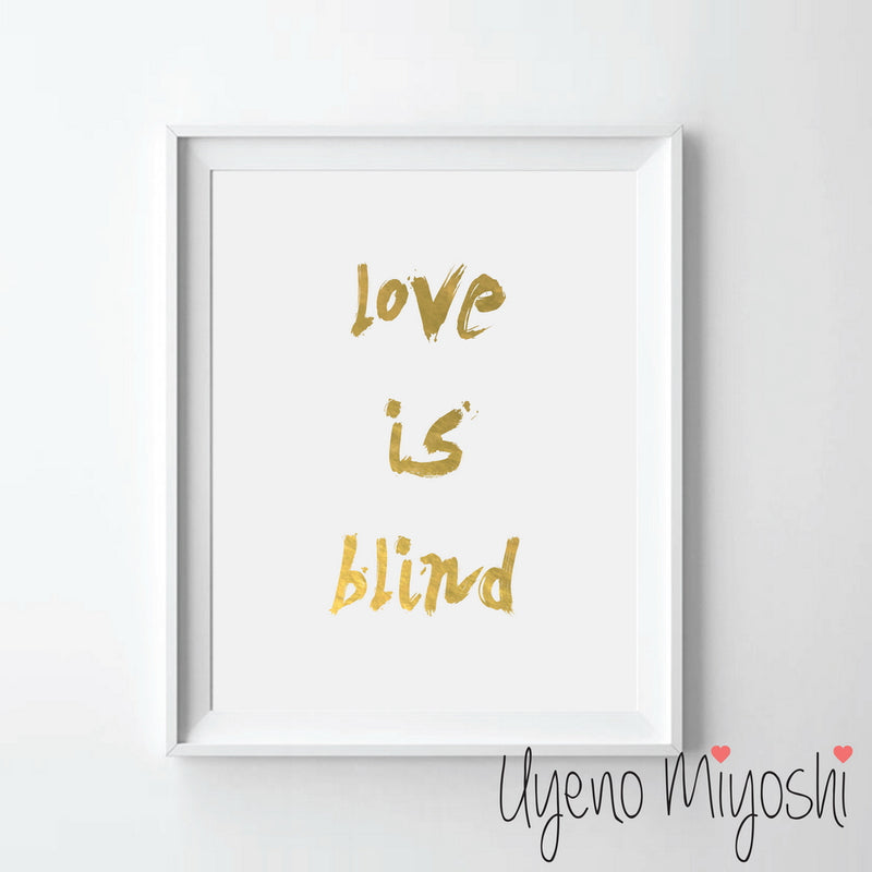 Love is Blind