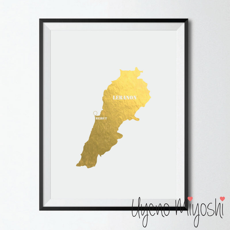 Map - Lebanon