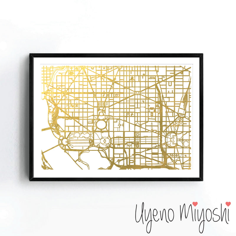 Washington DC Street Map