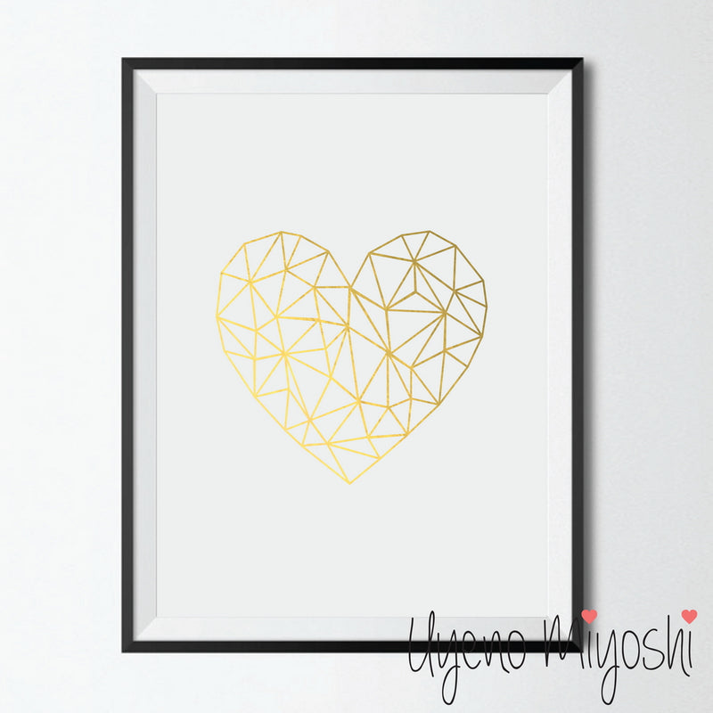 Geometric Polygonal Heart