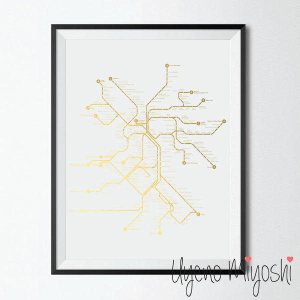 Paris Metro Map III