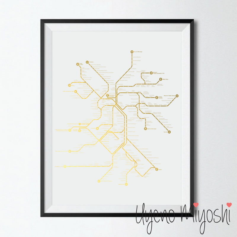 Paris Metro Map III