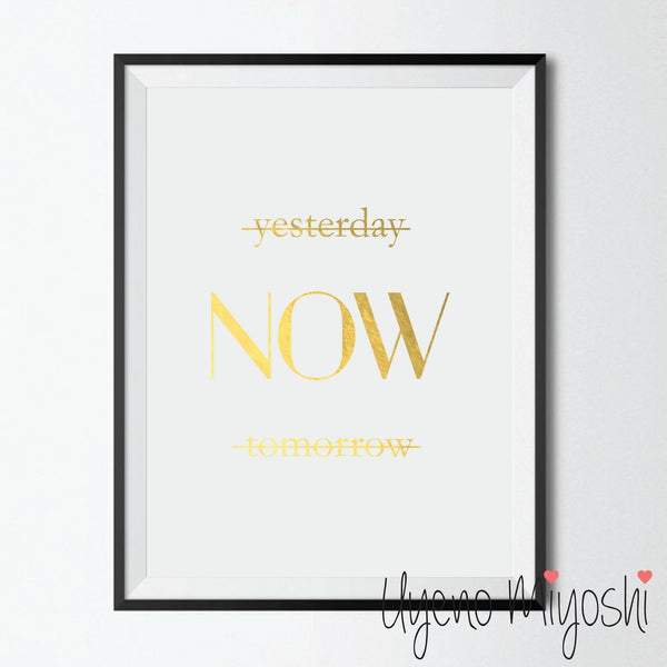 Yesterday Now Tomorrow