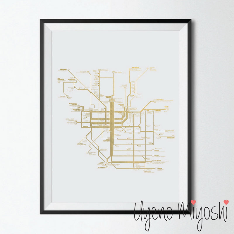 Melbourne Metro Map