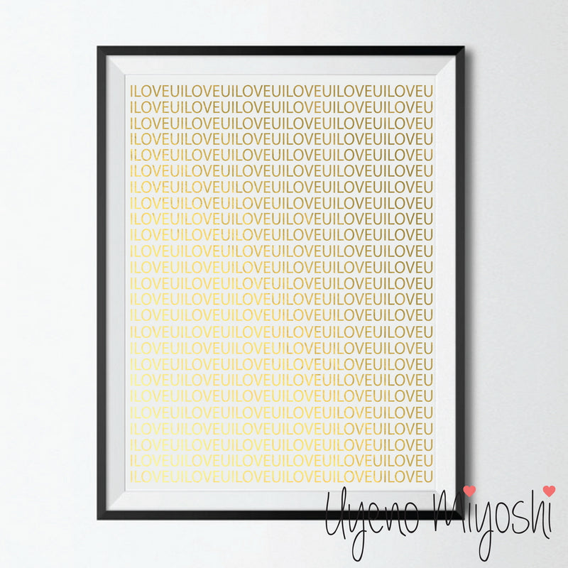 Love - I Love You Pattern