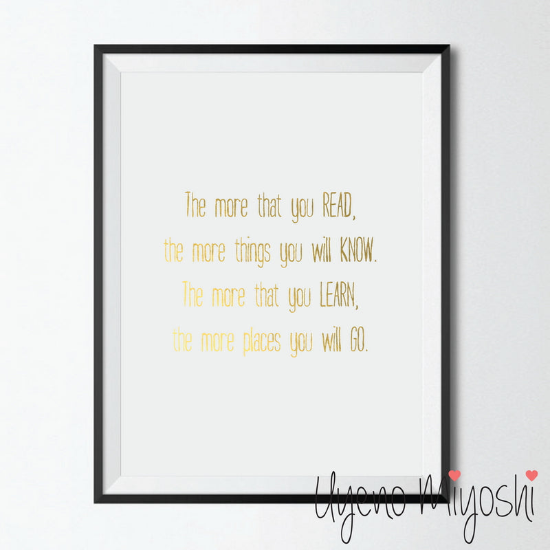 The More that You Read