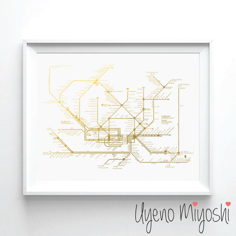 Hamburg Underground Map