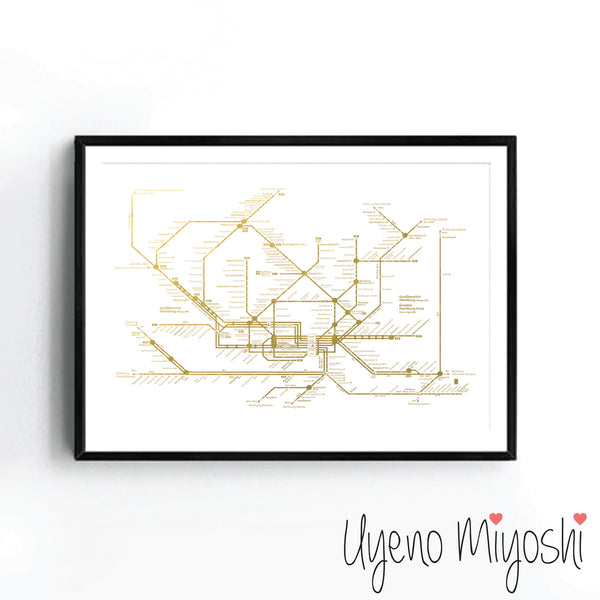 Hamburg Underground Map