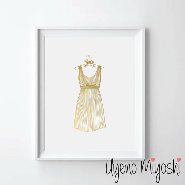 Coco Chanel Gold Foil Print – Uyeno Miyoshi