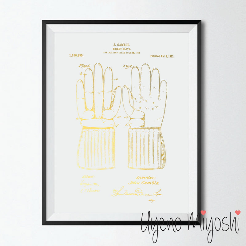 Patent - Hockey Glove