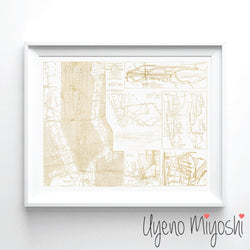 New York City Vintage Map