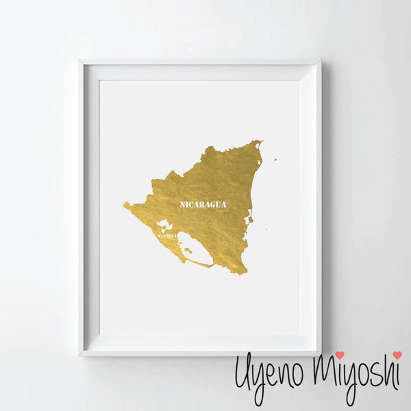 Map - Nicaragua