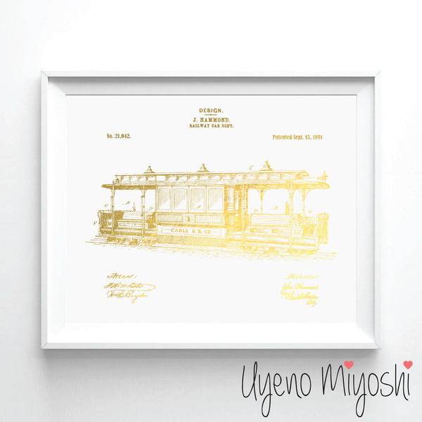 San Francisco Cable Car Patent