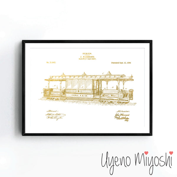 San Francisco Cable Car Patent
