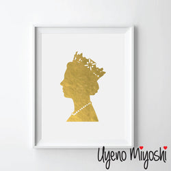 Queen Portrait Silhouette