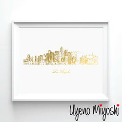 Los Angeles Skyline Sketch I