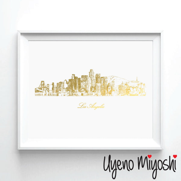 Los Angeles Skyline Sketch I