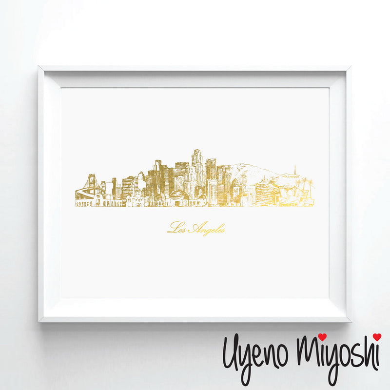 Los Angeles Skyline Sketch I
