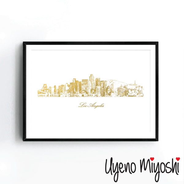 Los Angeles Skyline Sketch I