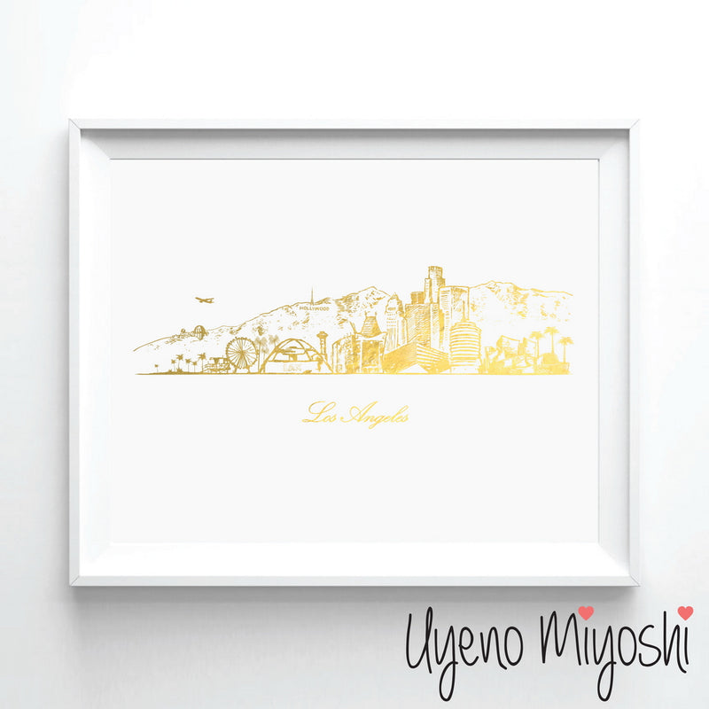 Los Angeles Skyline Sketch II